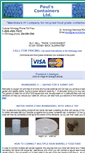 Mobile Screenshot of paulscontainers.com